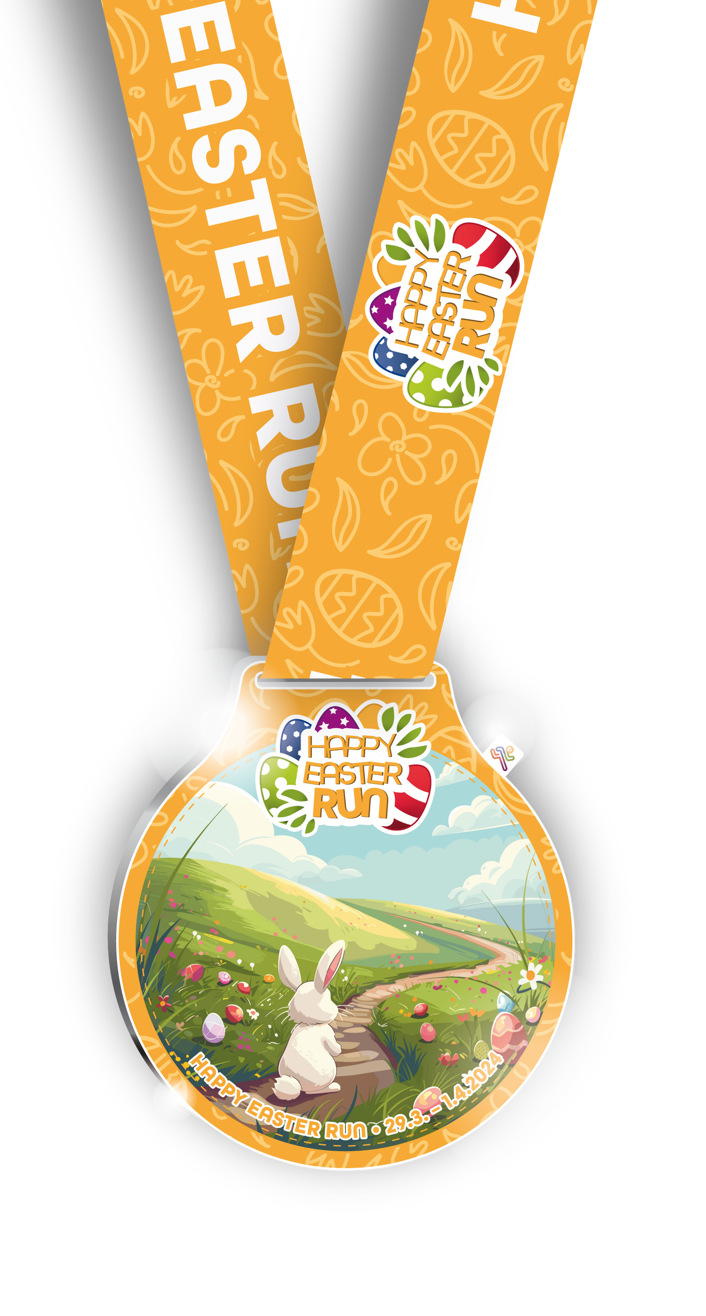 Medaille "Happy Easter Run" (2024)
