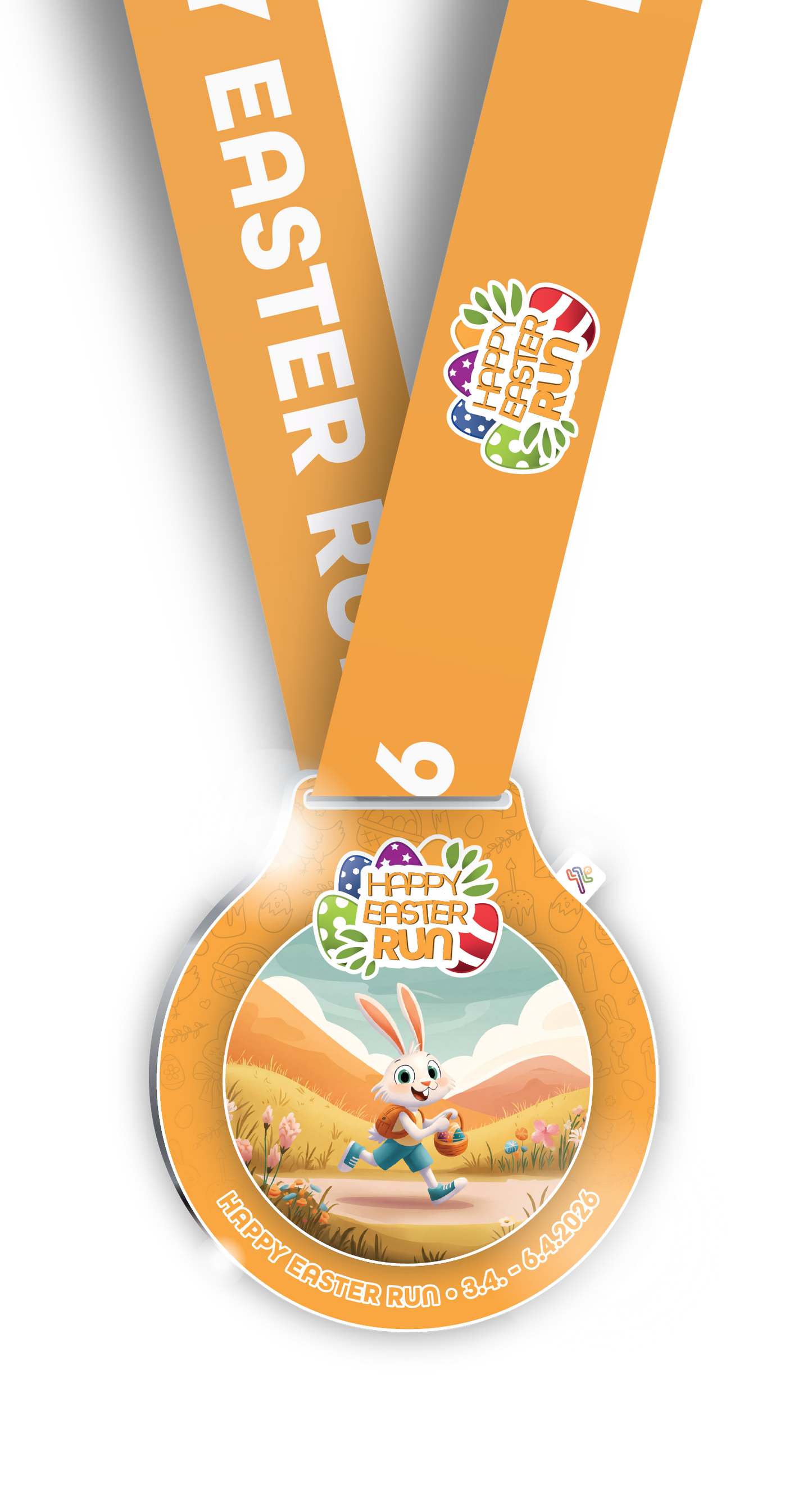 Medaille "Happy Easter Run" (2026)