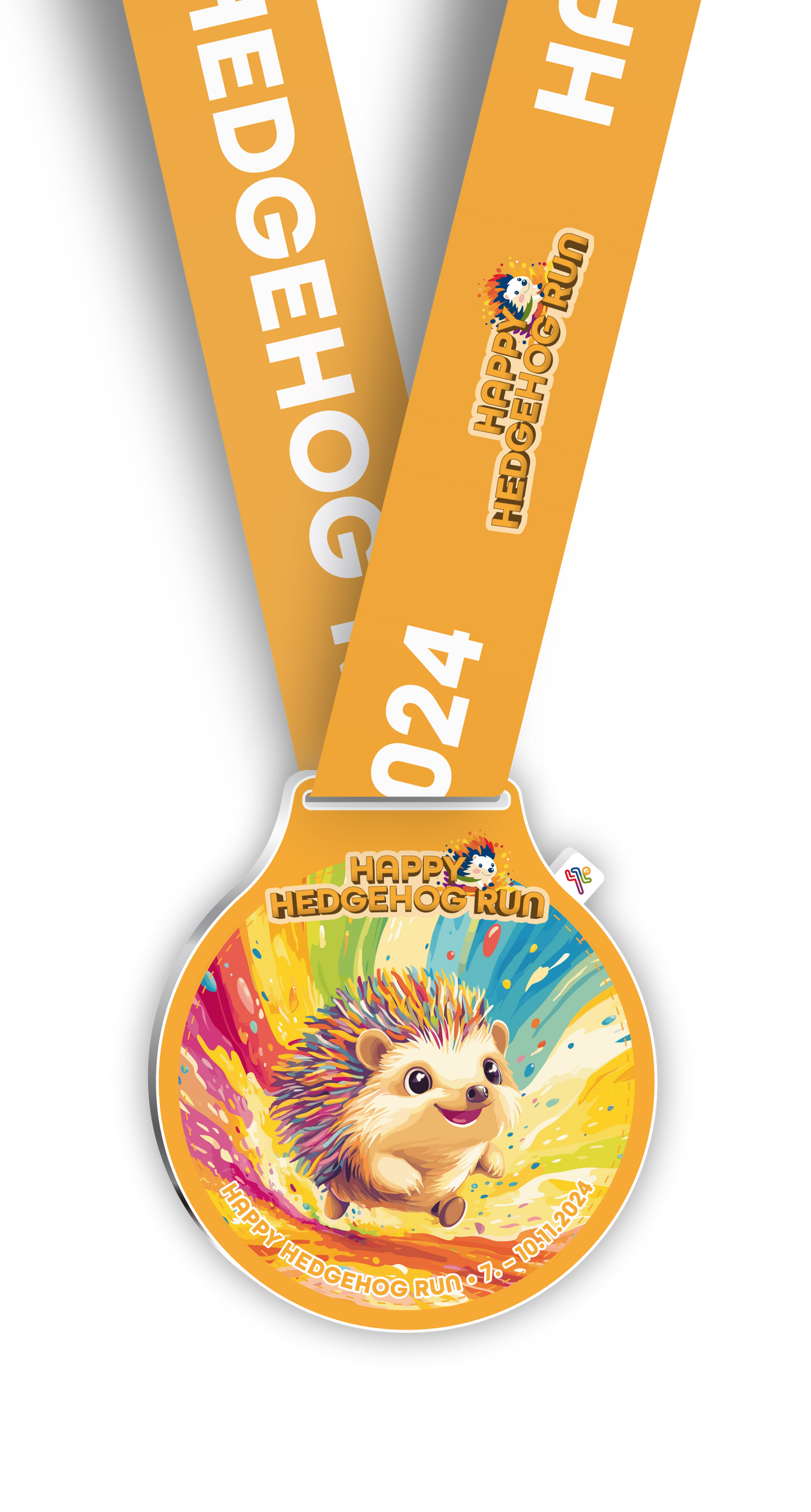 Medaille "Happy Hedgehog Run" (2024)