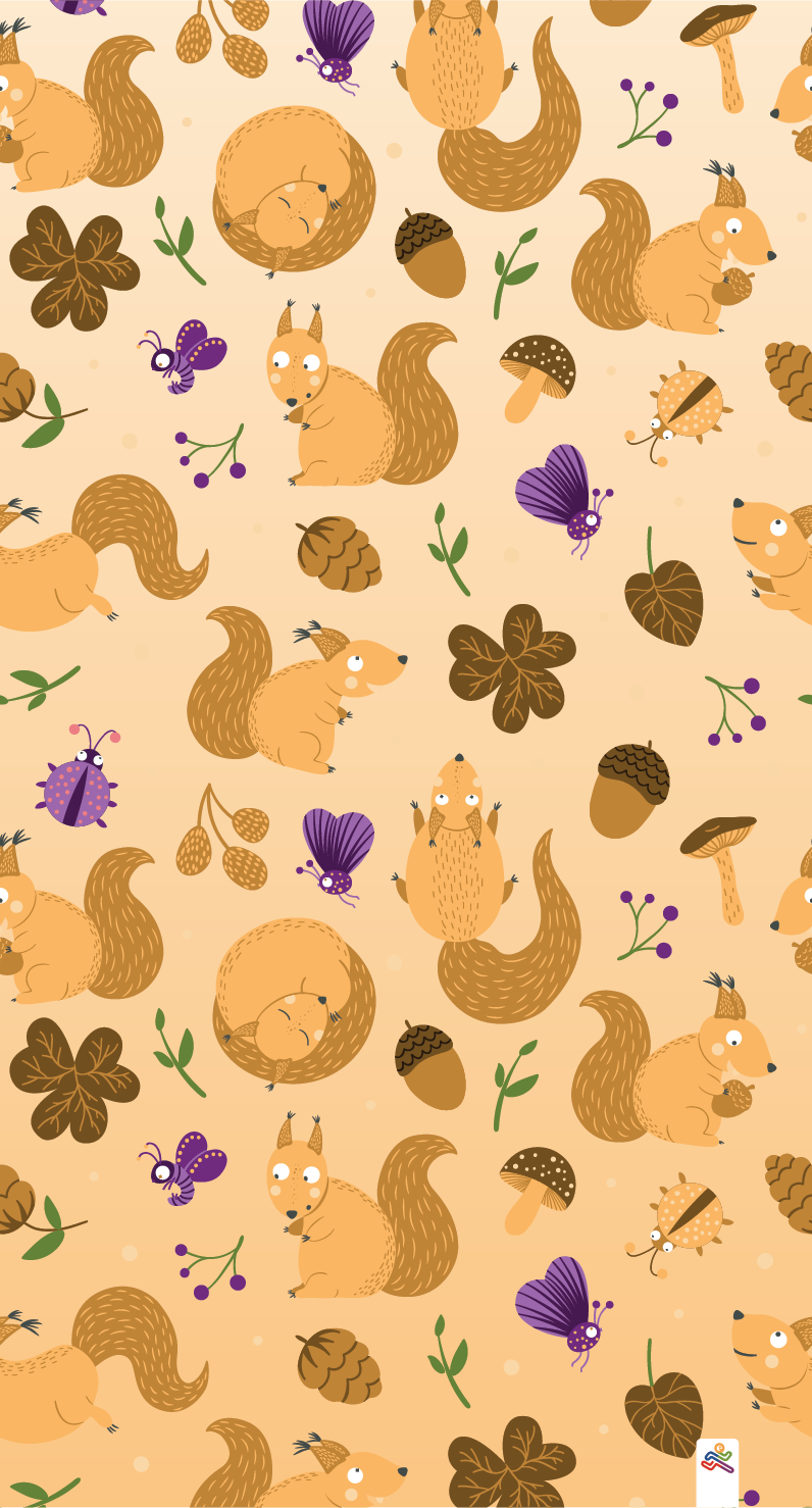 Multifunktionstuch "Squirrel"