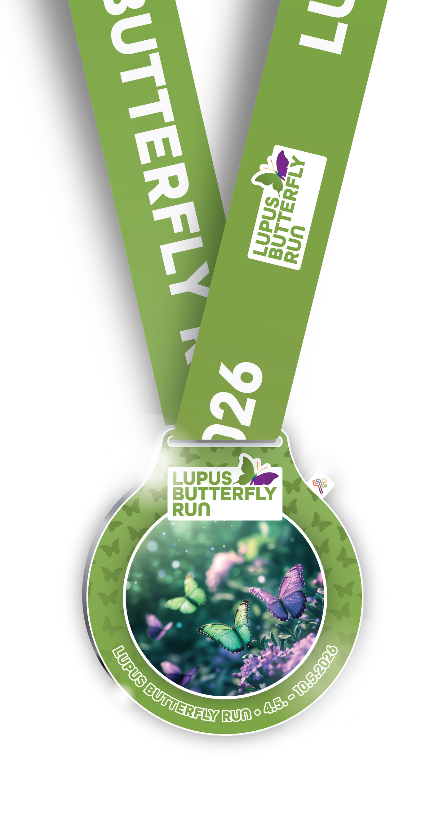 Medaille "Lupus Butterfly Run" (2026)