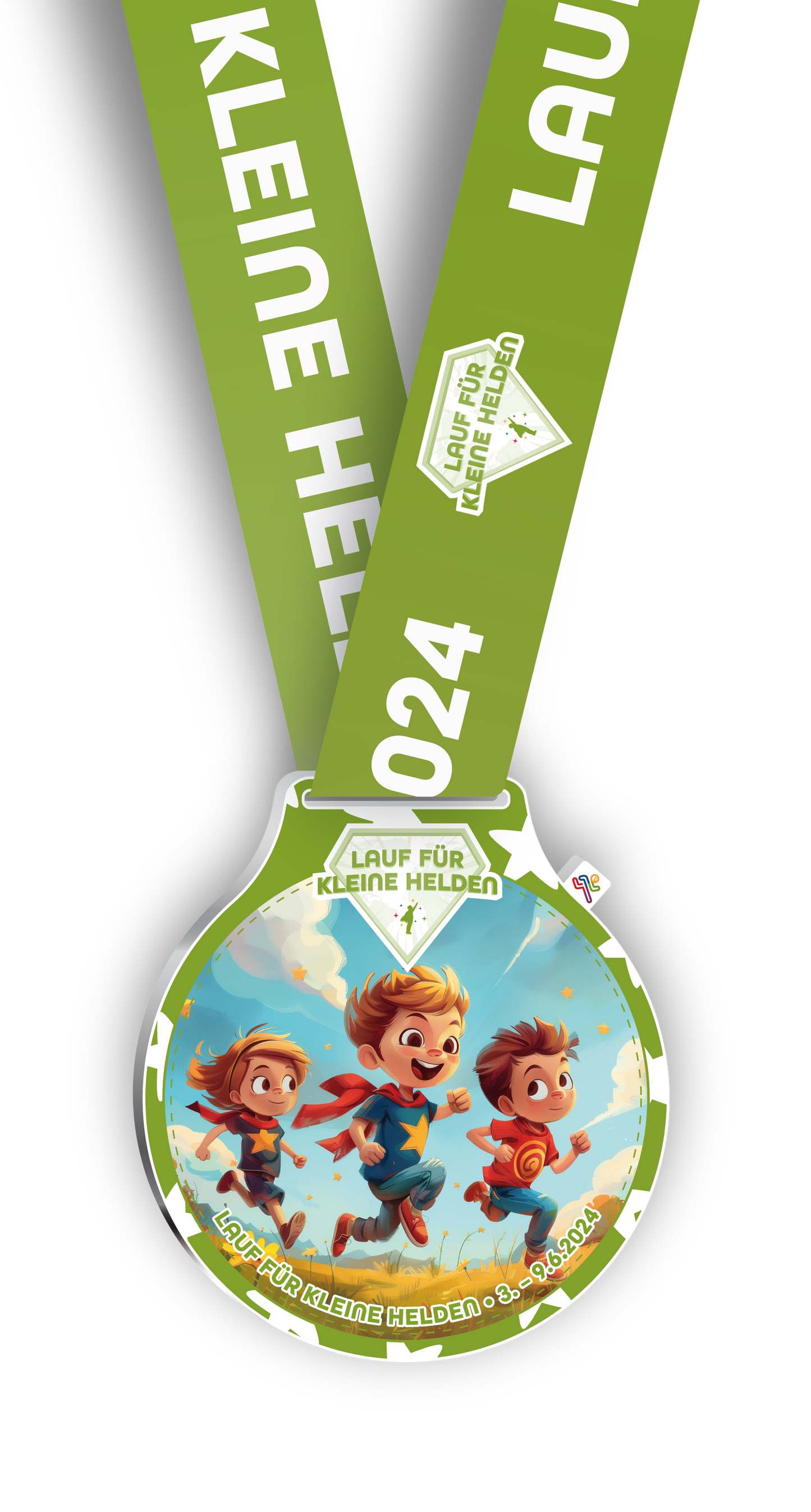 Medaille "Lauf Für Kleine Helden" (2024)