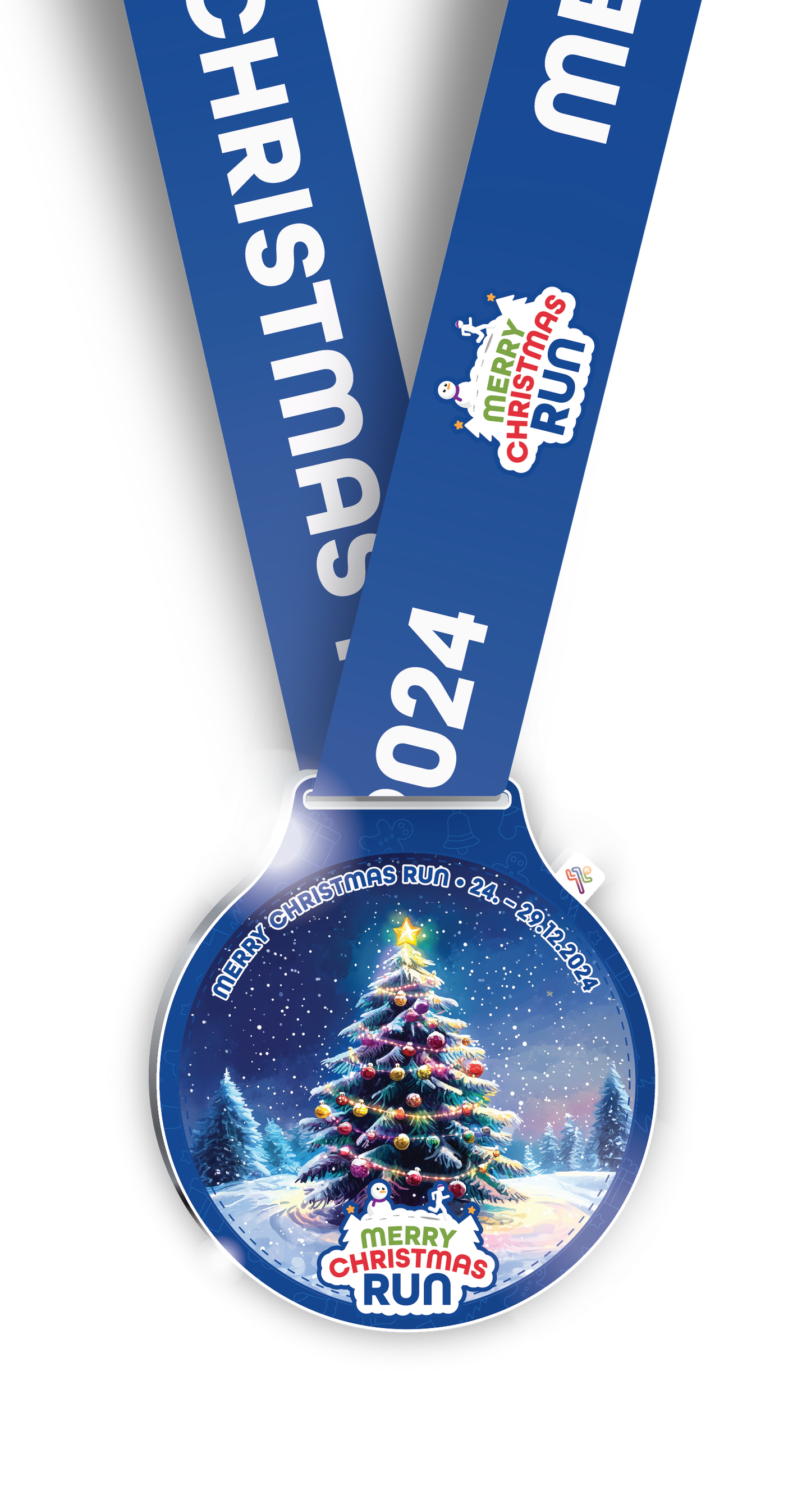 Medaille "Merry Christmas Run" (2024)