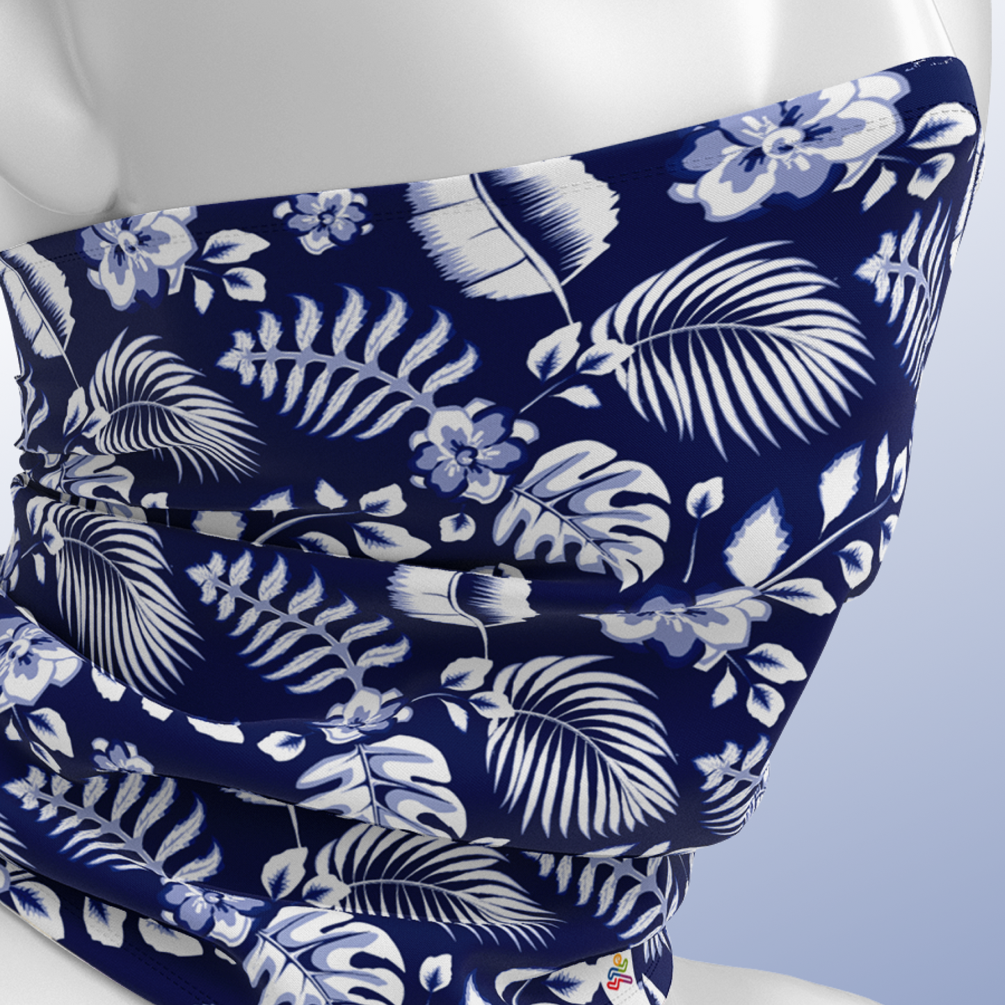 Multifunktionstuch "Blue Jasmine"