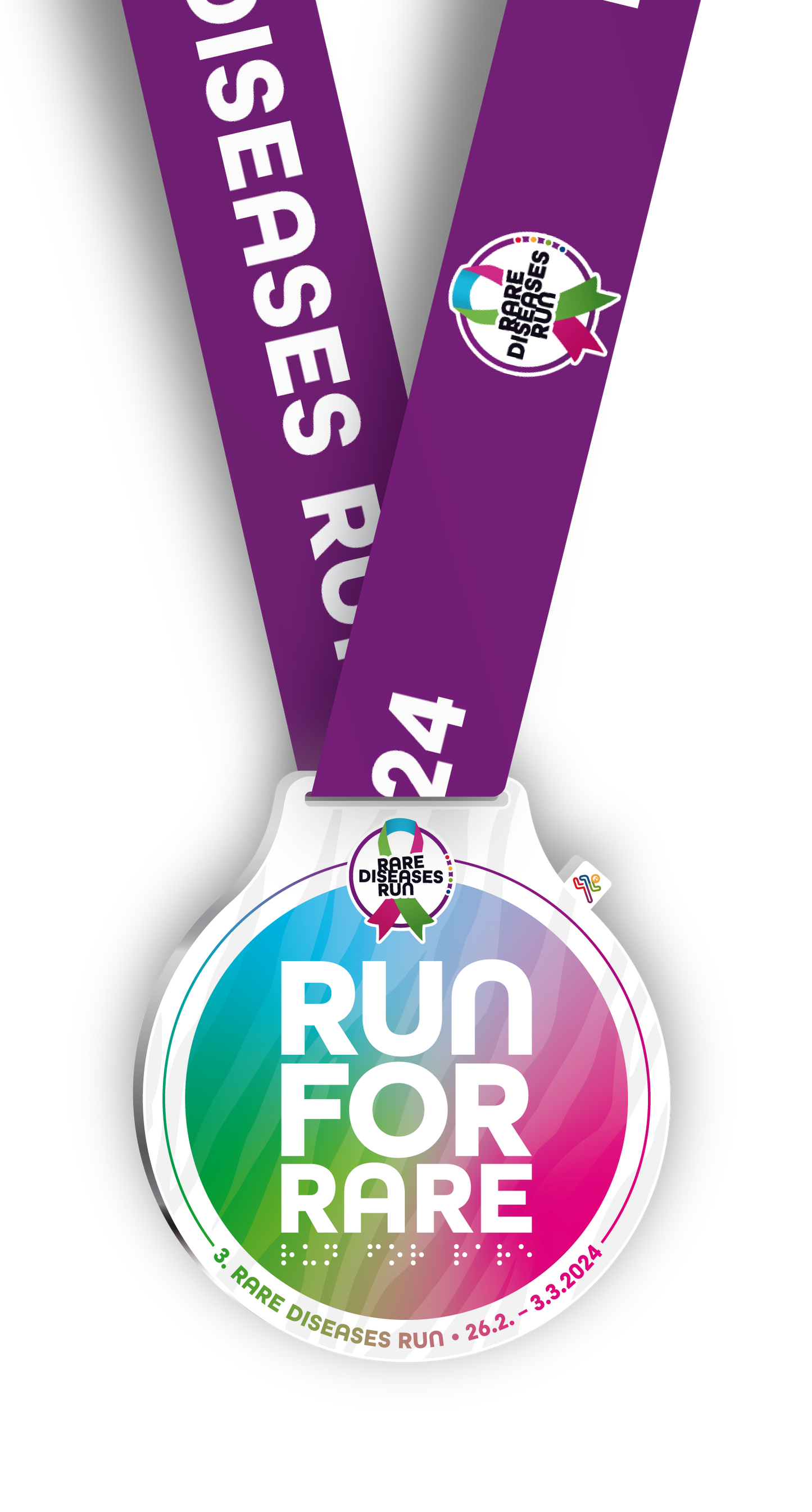 Medaille "Rare Diseases Run" (2024)