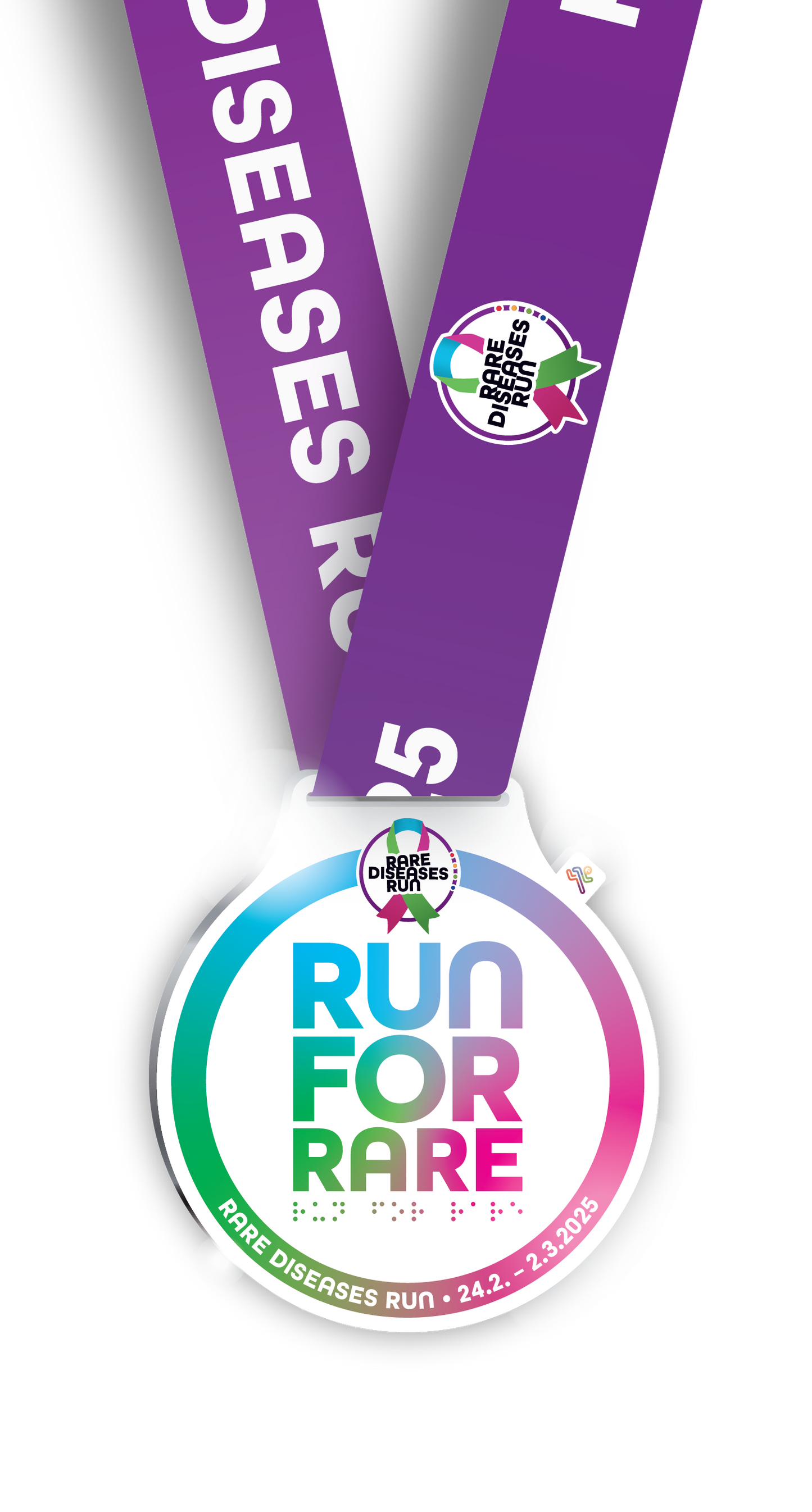 Medaille "Rare Diseases Run" (2025)