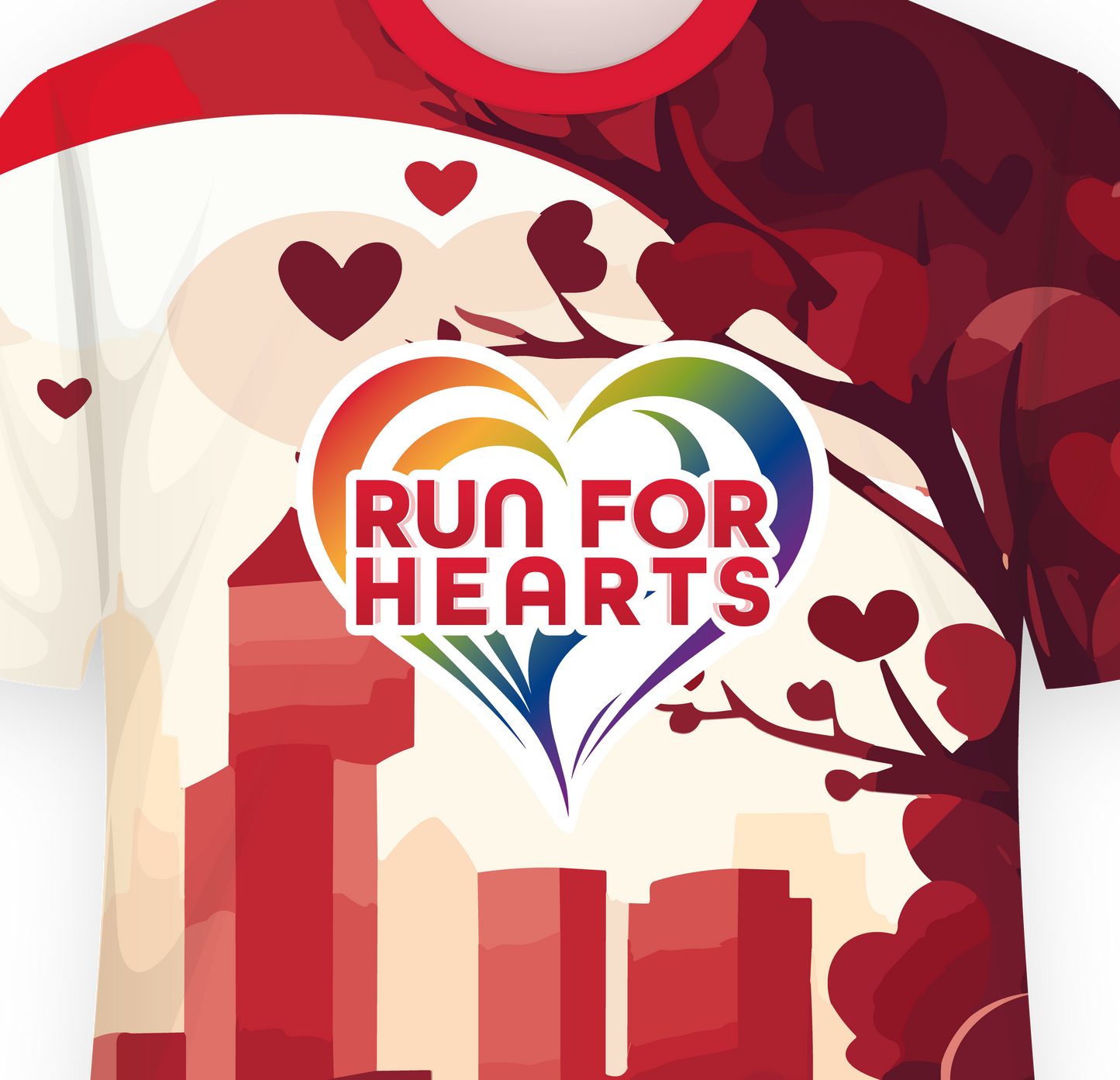 Shirt "Run For Hearts" (2023)