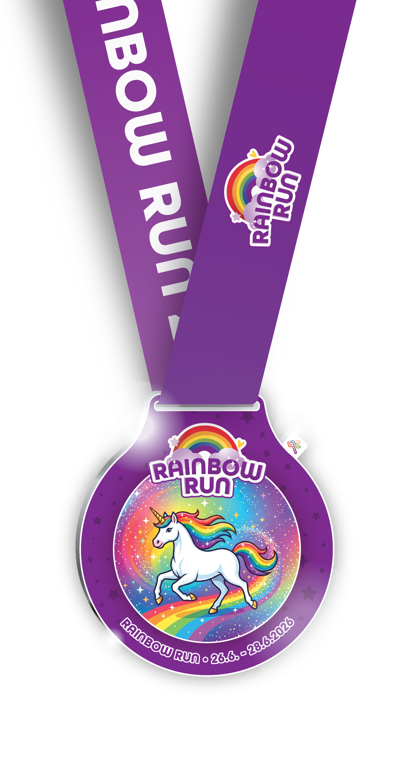Medaille "Rainbow Run" (2026)