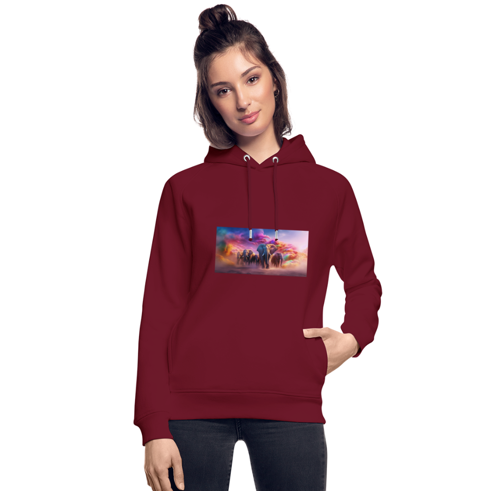 Unisex Bio-Hoodie von Stanley & Stella - Burgunderrot