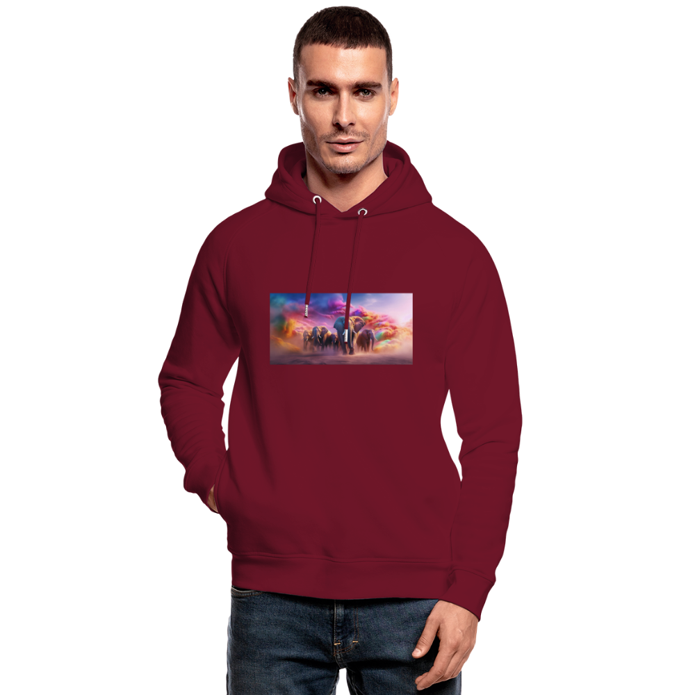 Unisex Bio-Hoodie von Stanley & Stella - Burgunderrot