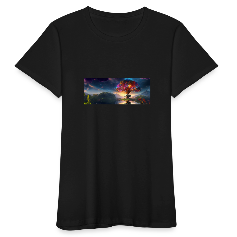 Frauen Bio-T-Shirt - Schwarz