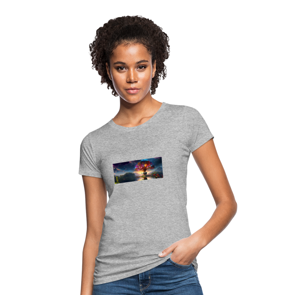 Frauen Bio-T-Shirt - Grau meliert