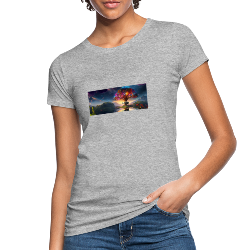 Frauen Bio-T-Shirt - Grau meliert