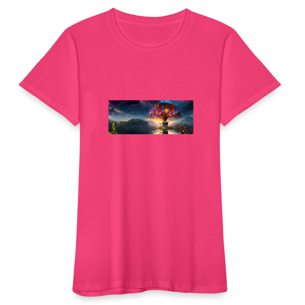 Frauen Bio-T-Shirt - Neon Pink