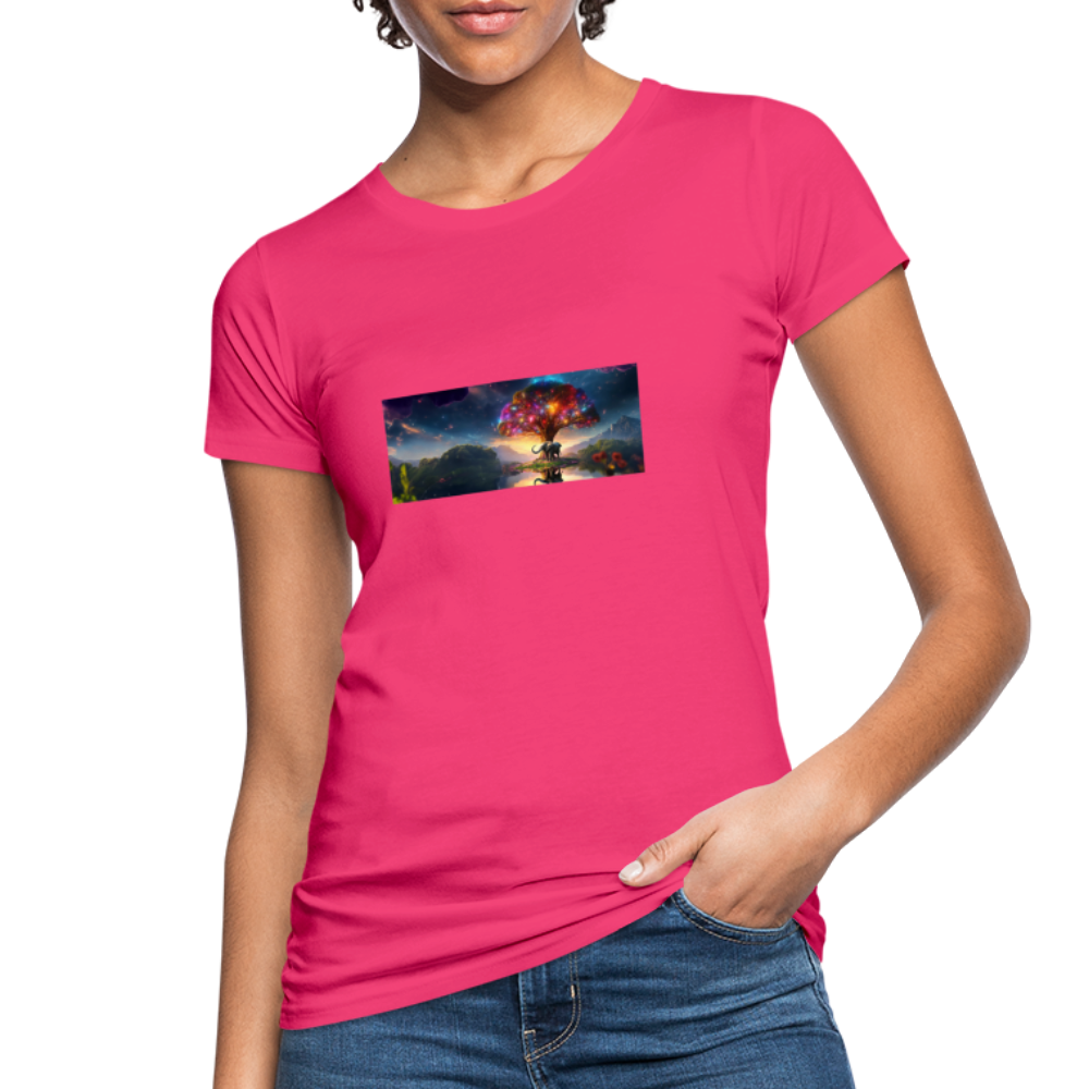 Frauen Bio-T-Shirt - Neon Pink