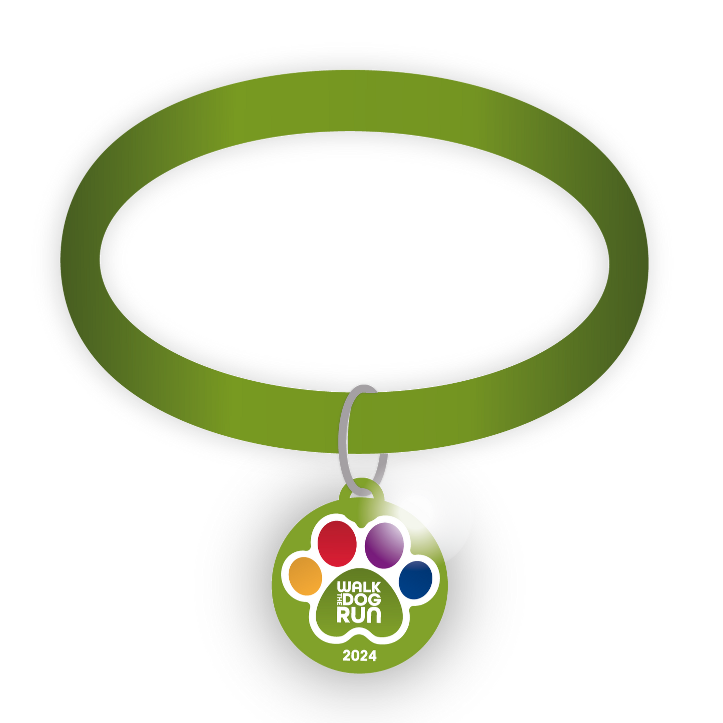 Hunde-Medaille "Walk The Dog Run" (2024)