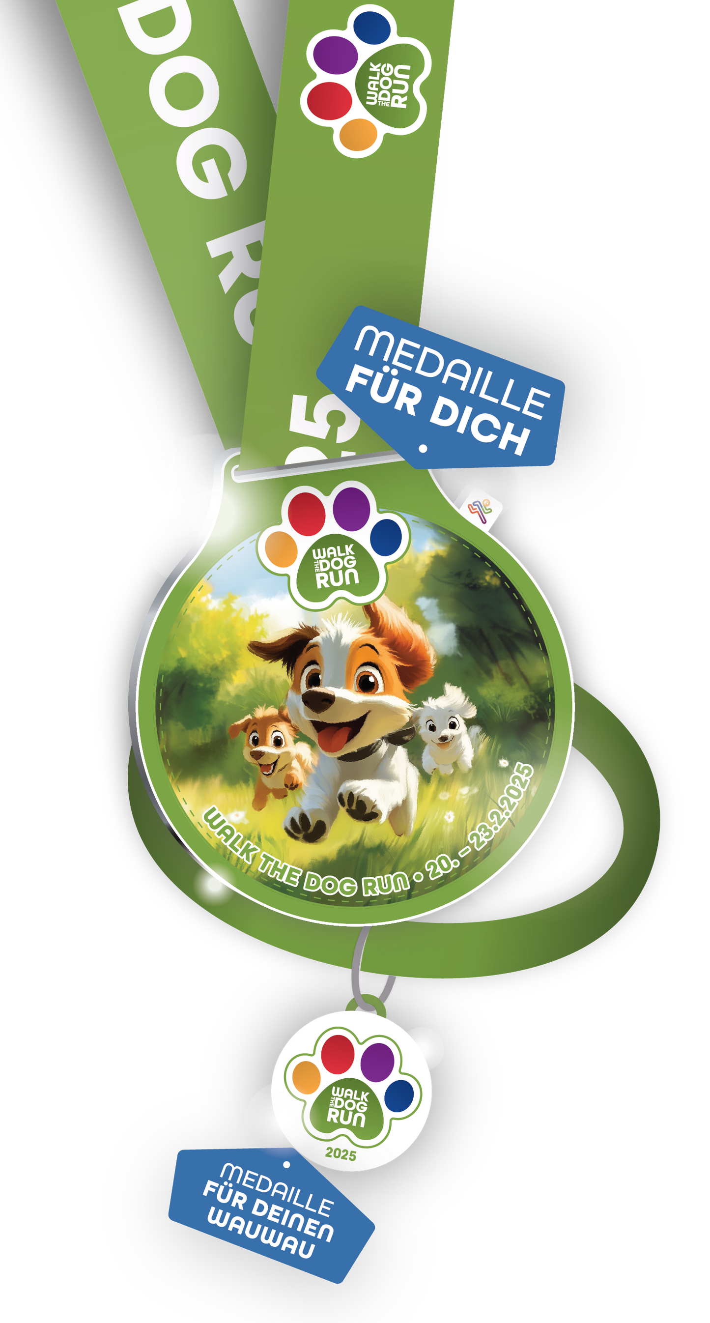 Walk The Dog Run Medaillen-Bundle (2025)