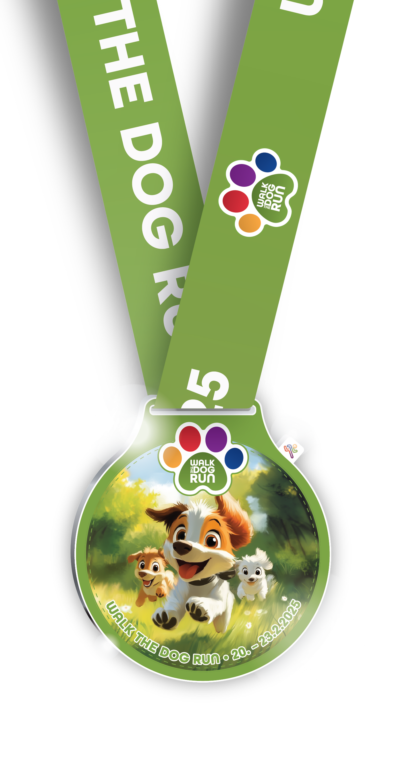 Medaille "Walk The Dog Run" (2025)