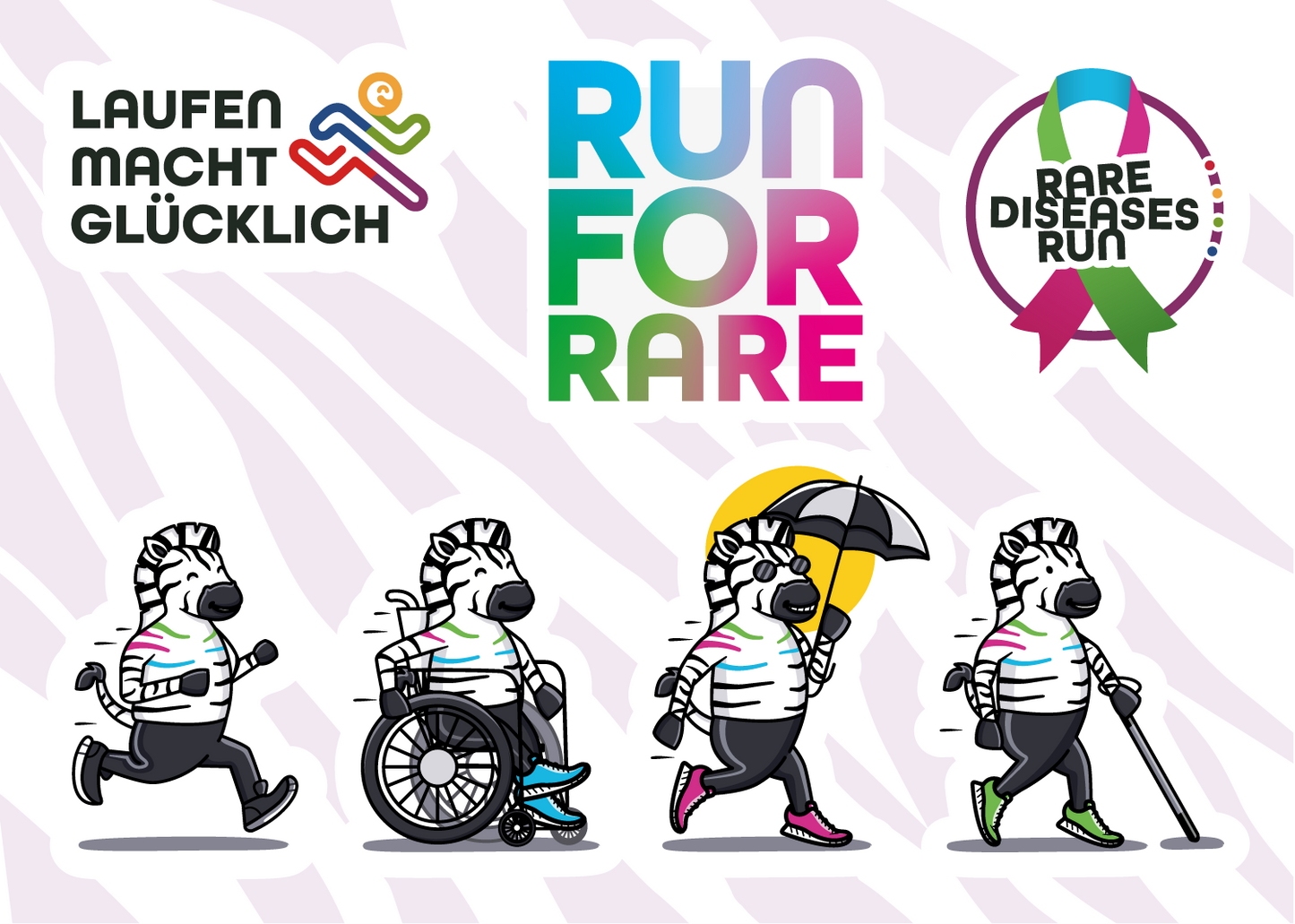 Aufkleber "Rare Disease Run" (2023)