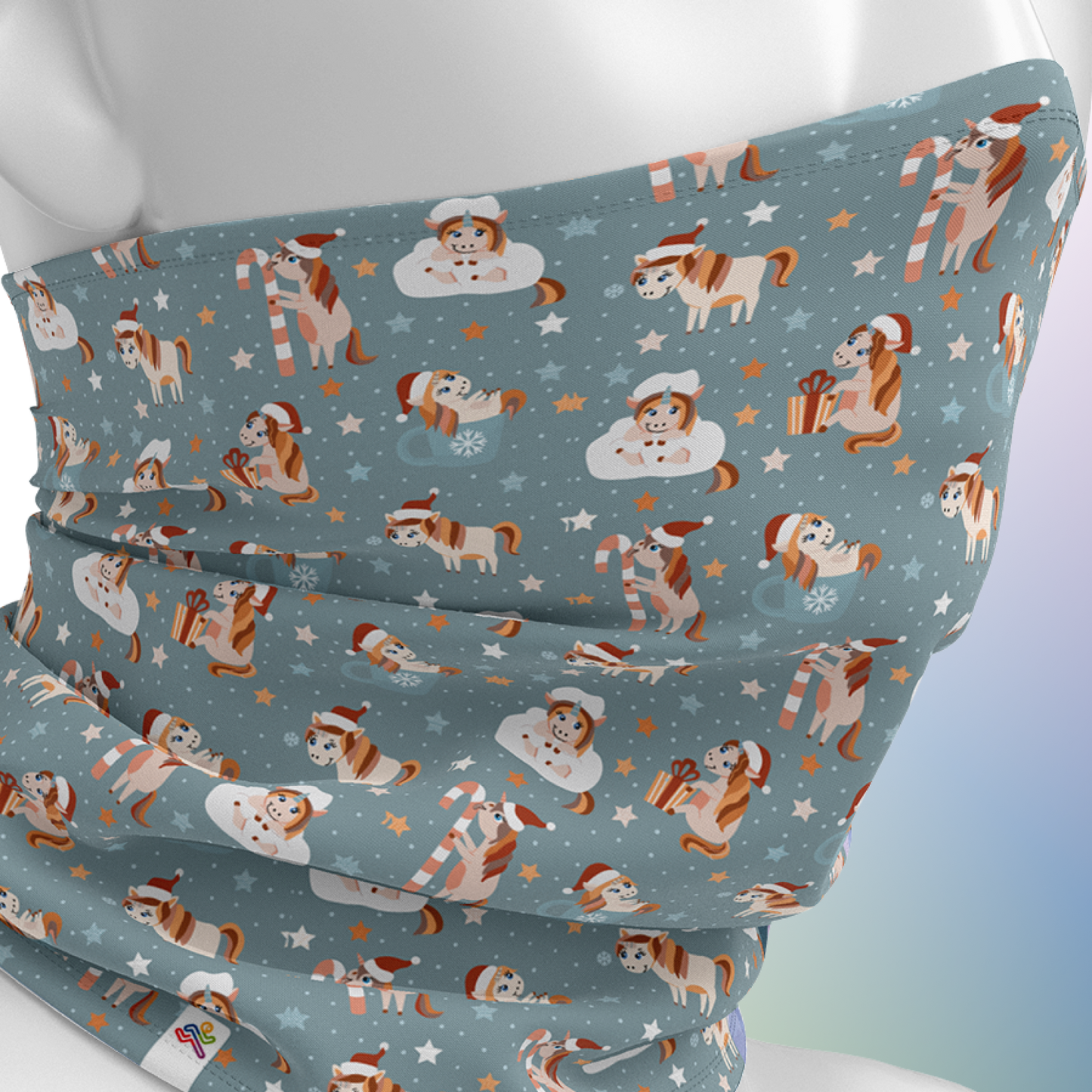 Multifunktionstuch "Christmas Unicorn"