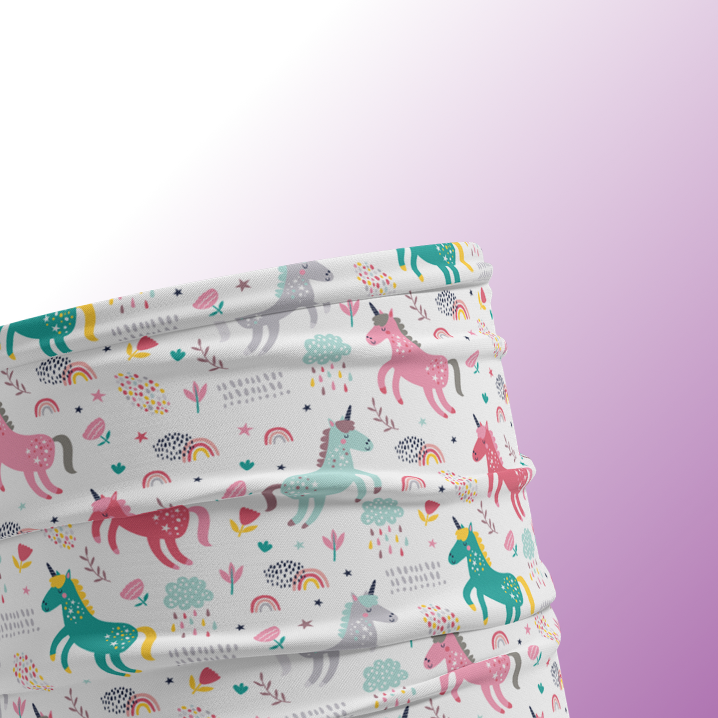Multifunktionstuch "Rainbows and Unicorns"