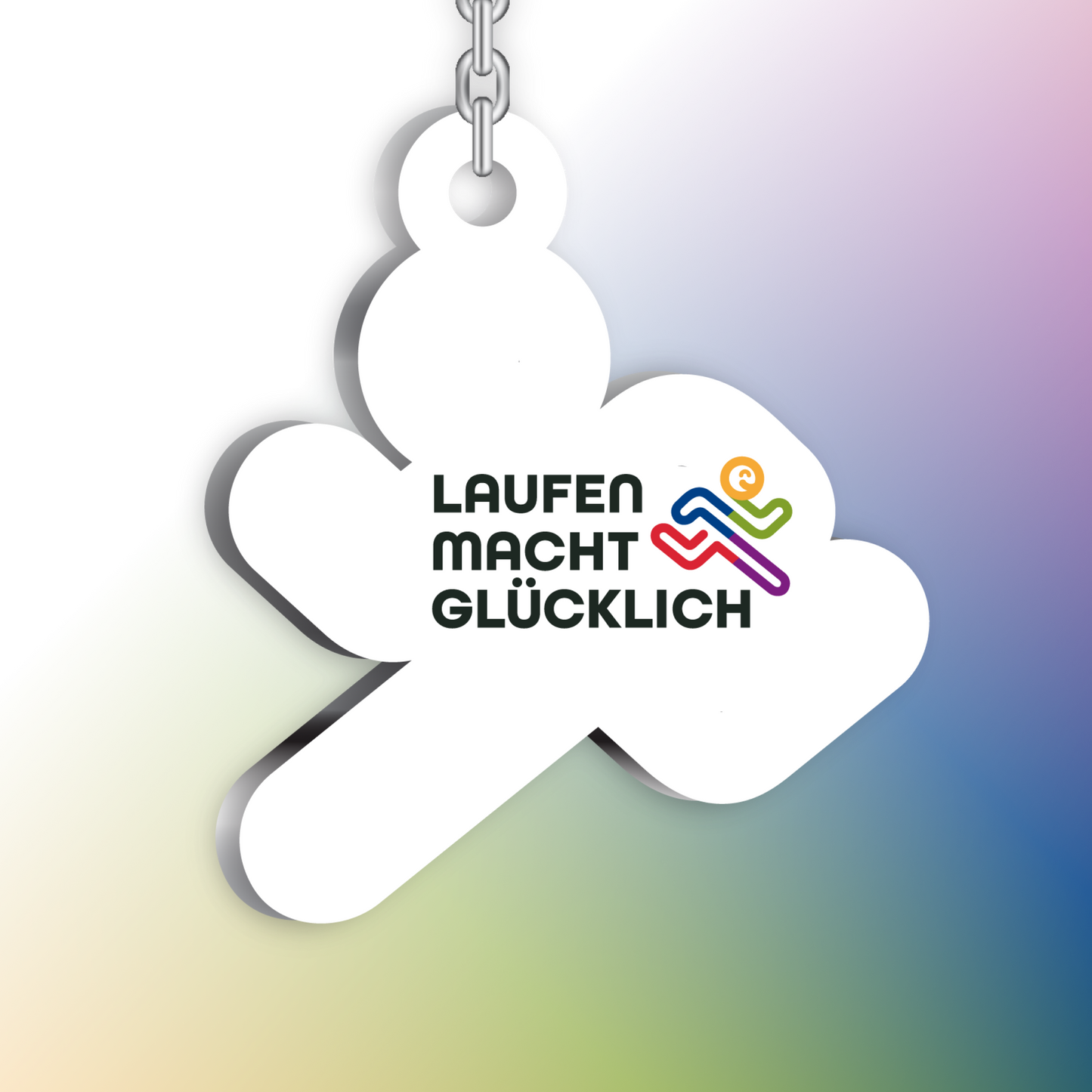 Laufen macht glücklich Schlüsselanhänger