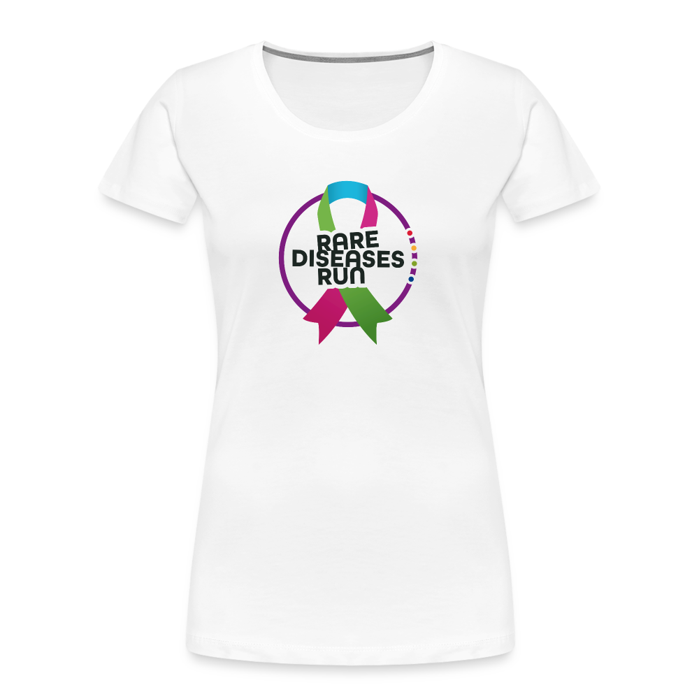 Rare Diseases Run | Frauen Premium Bio T-Shirt - weiß