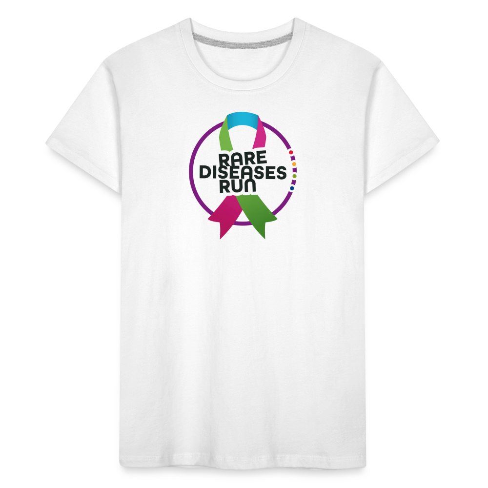 Rare Diseases Run | Kinder Premium Bio T-Shirt - weiß
