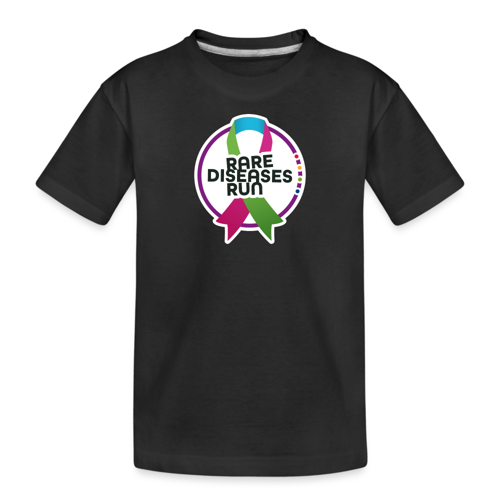 Rare Diseases Run | Kinder Premium Bio T-Shirt - Schwarz