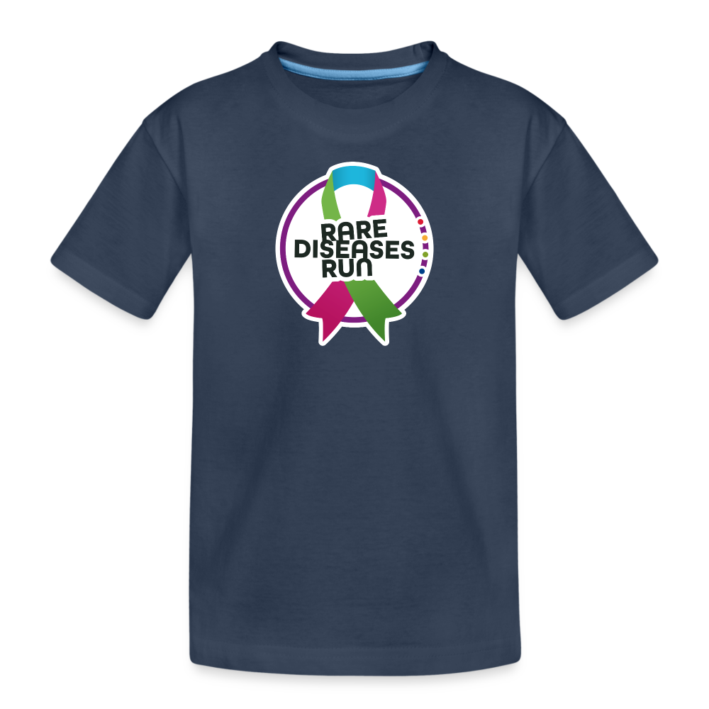 Rare Diseases Run | Kinder Premium Bio T-Shirt - Navy