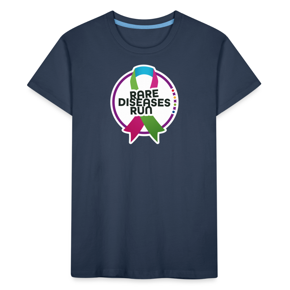 Rare Diseases Run | Kinder Premium Bio T-Shirt - Navy