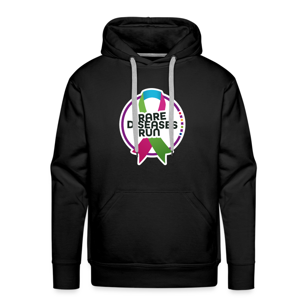 Rare Diseases Run | Männer Premium Hoodie - Schwarz