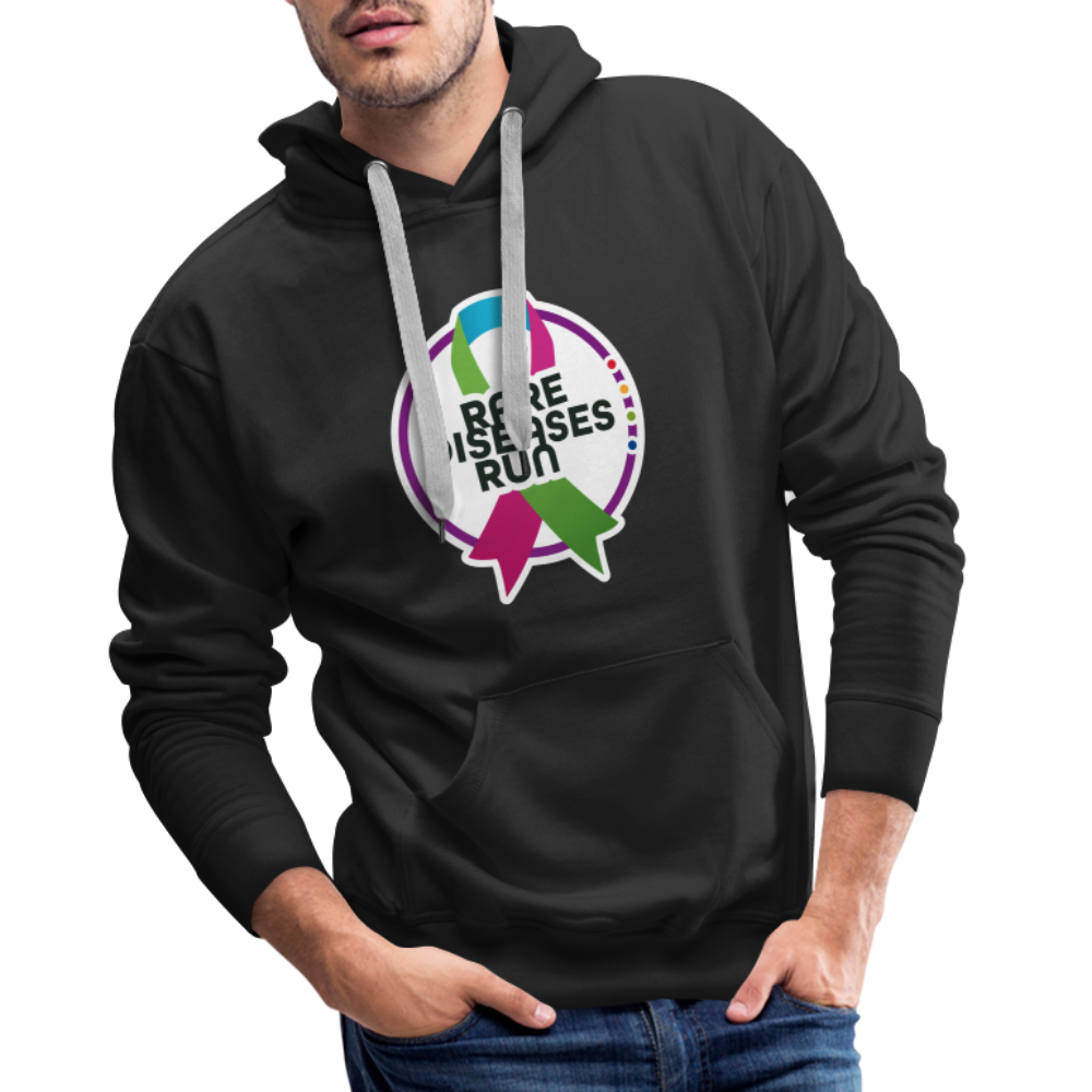 Rare Diseases Run | Männer Premium Hoodie - Schwarz