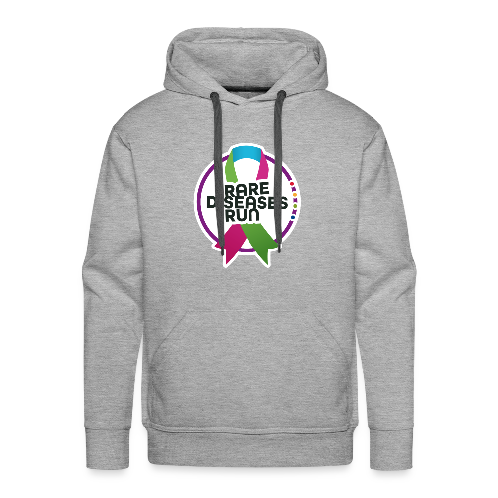 Rare Diseases Run | Männer Premium Hoodie - Grau meliert