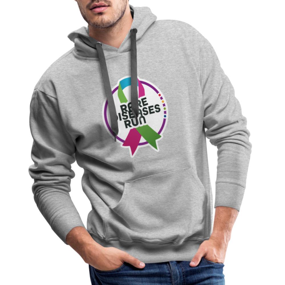 Rare Diseases Run | Männer Premium Hoodie - Grau meliert