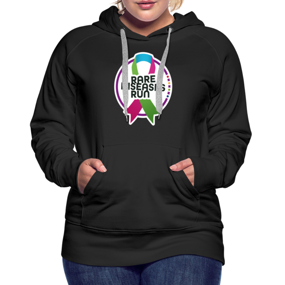 Rare Diseases Run | Frauen Premium Hoodie - Schwarz