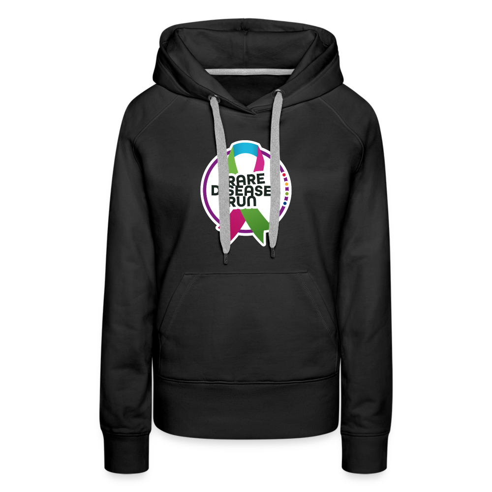 Rare Diseases Run | Frauen Premium Hoodie - Schwarz