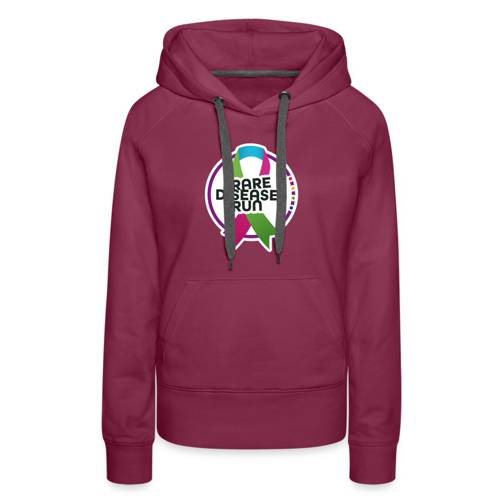 Rare Diseases Run | Frauen Premium Hoodie - Bordeaux