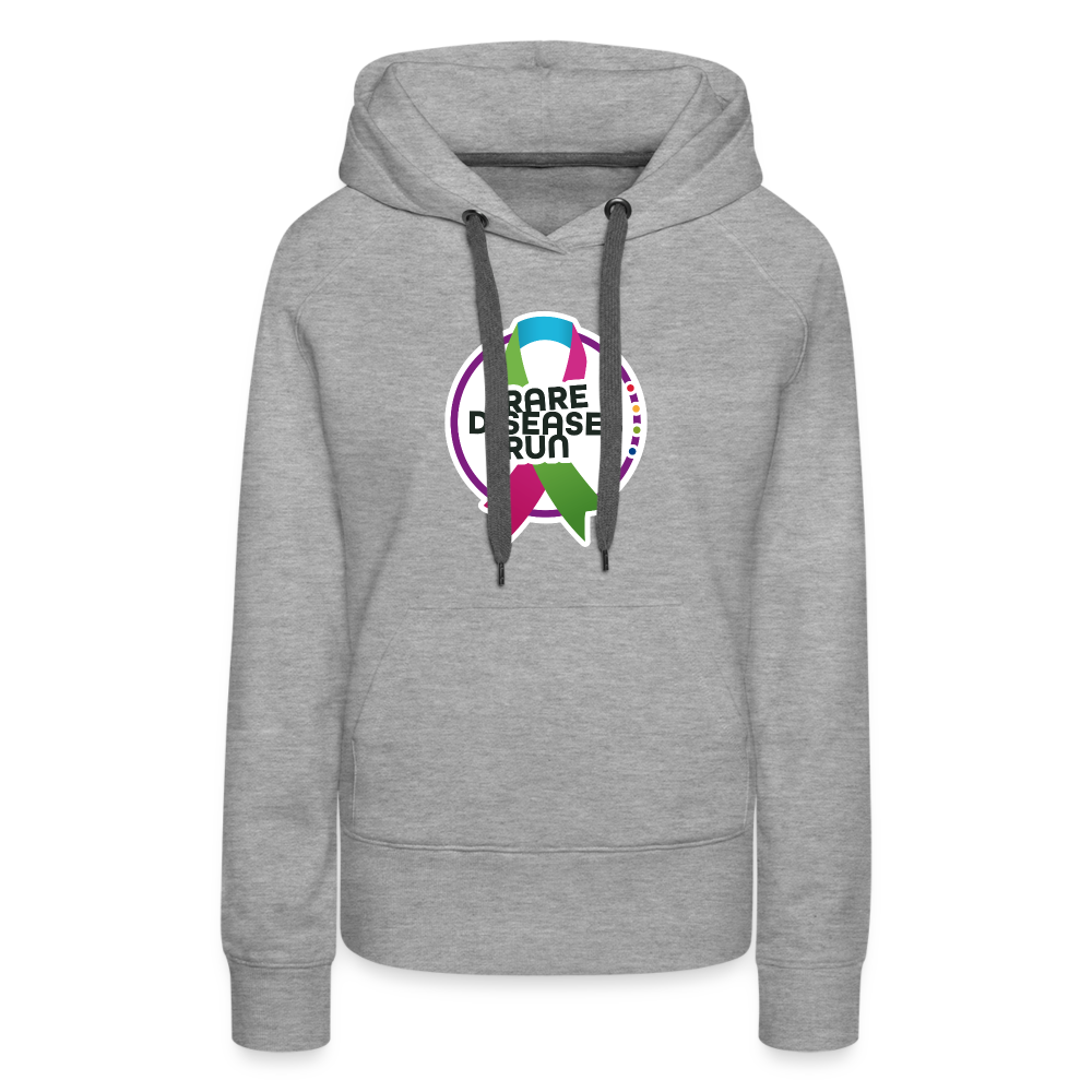 Rare Diseases Run | Frauen Premium Hoodie - Grau meliert