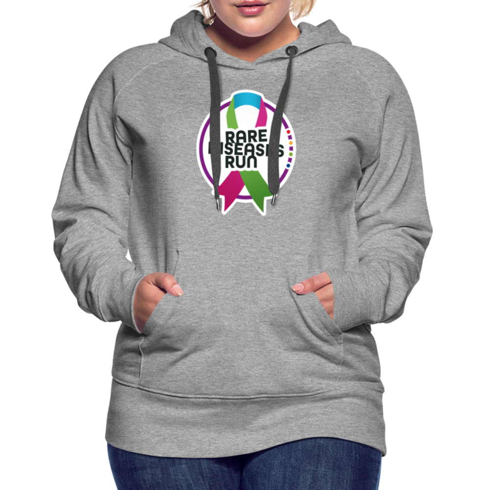 Rare Diseases Run | Frauen Premium Hoodie - Grau meliert
