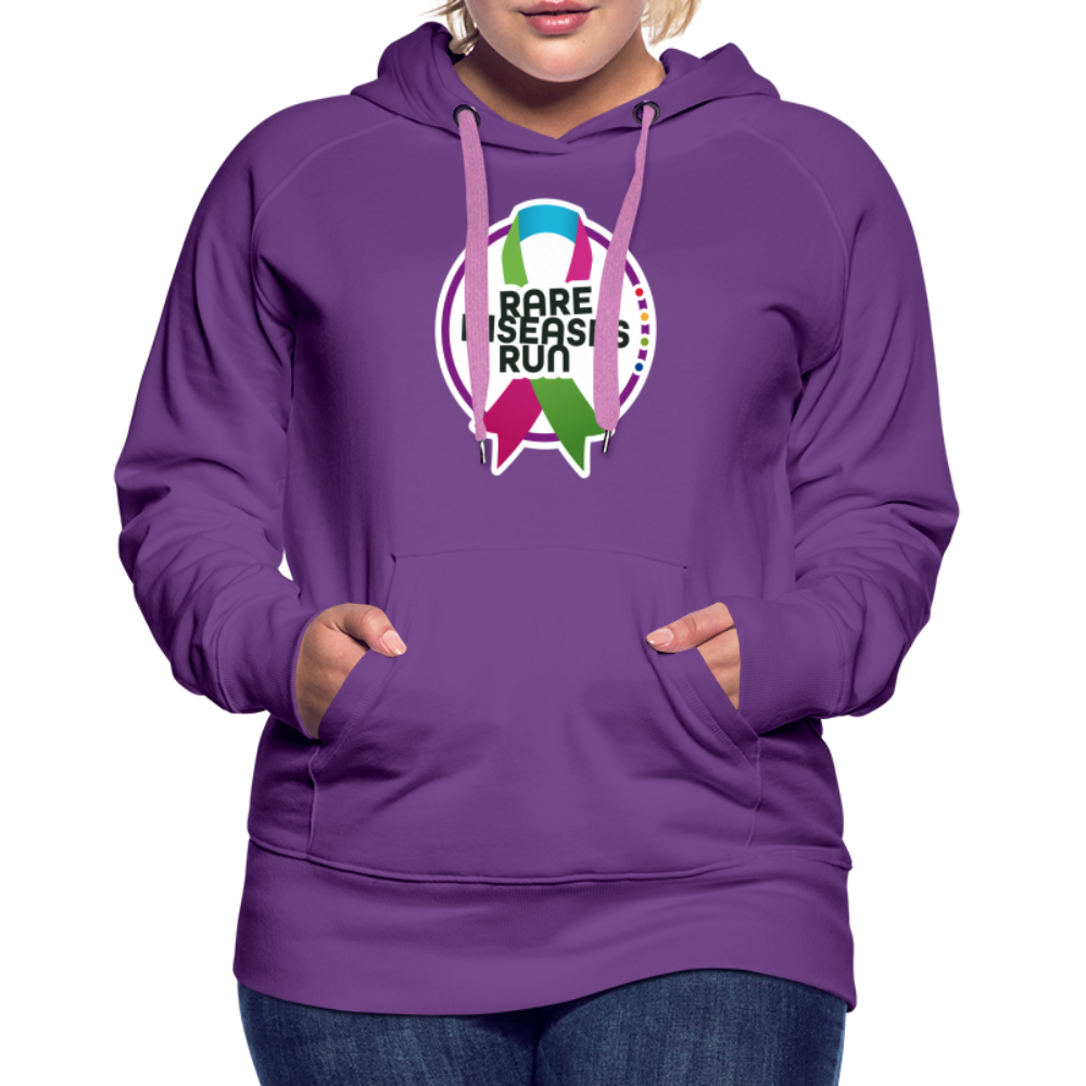 Rare Diseases Run | Frauen Premium Hoodie - Purple