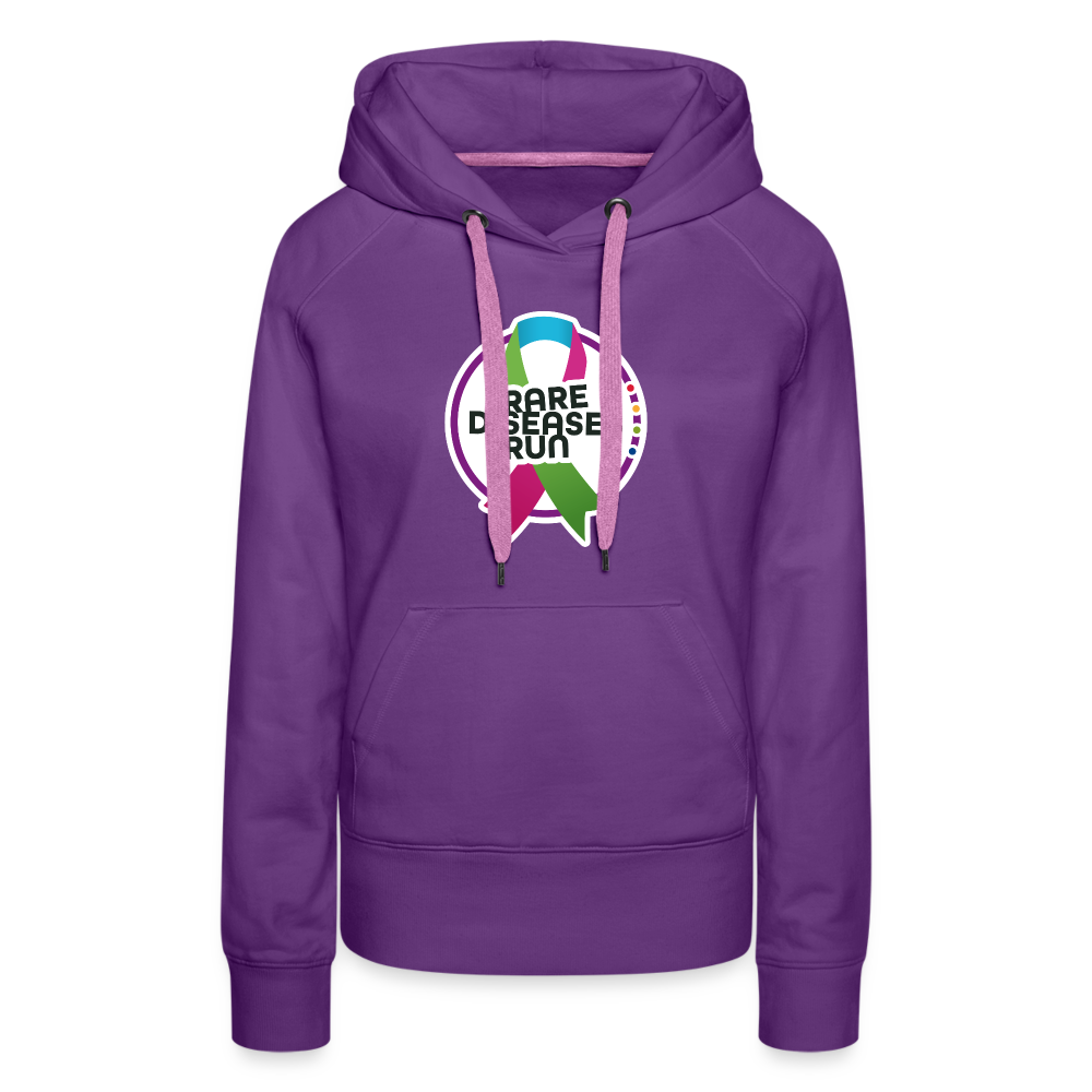 Rare Diseases Run | Frauen Premium Hoodie - Purple
