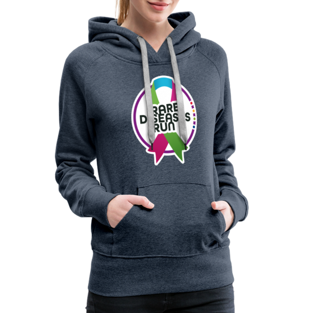 Rare Diseases Run | Frauen Premium Hoodie - Jeansblau