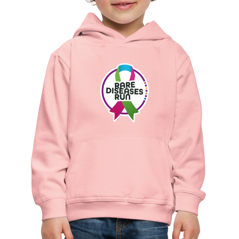 Rare Diseases Run | Kinder Premium Hoodie - Kristallrosa