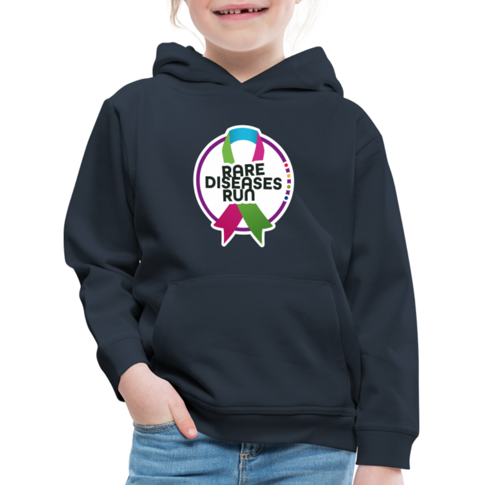 Rare Diseases Run | Kinder Premium Hoodie - Navy