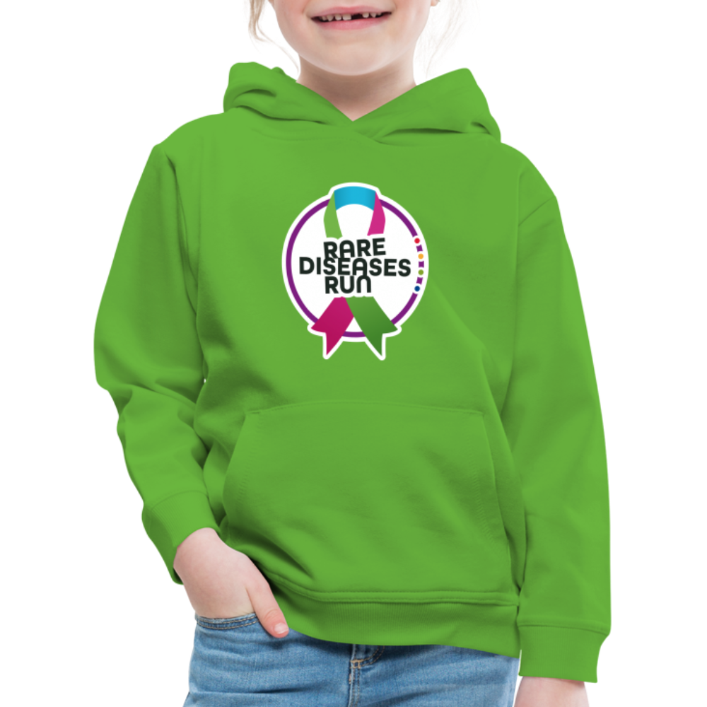 Rare Diseases Run | Kinder Premium Hoodie - Hellgrün