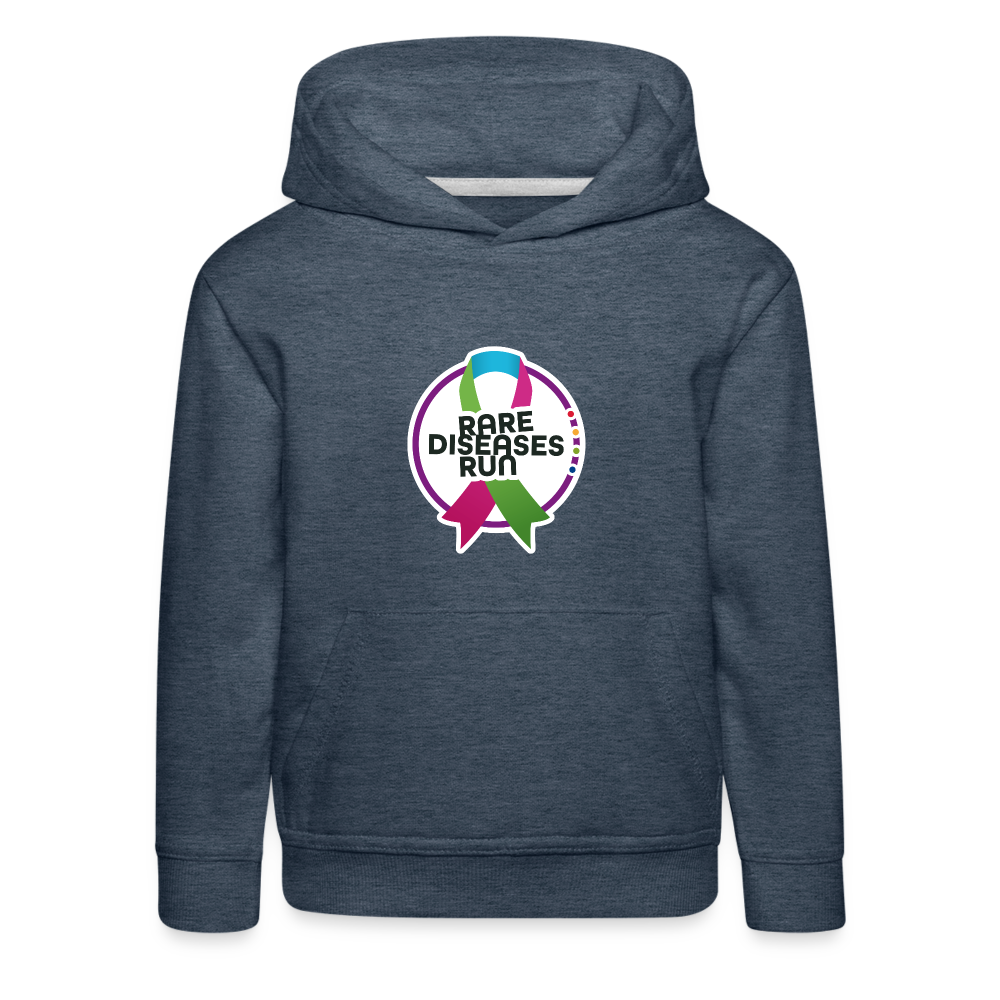 Rare Diseases Run | Kinder Premium Hoodie - Jeansblau