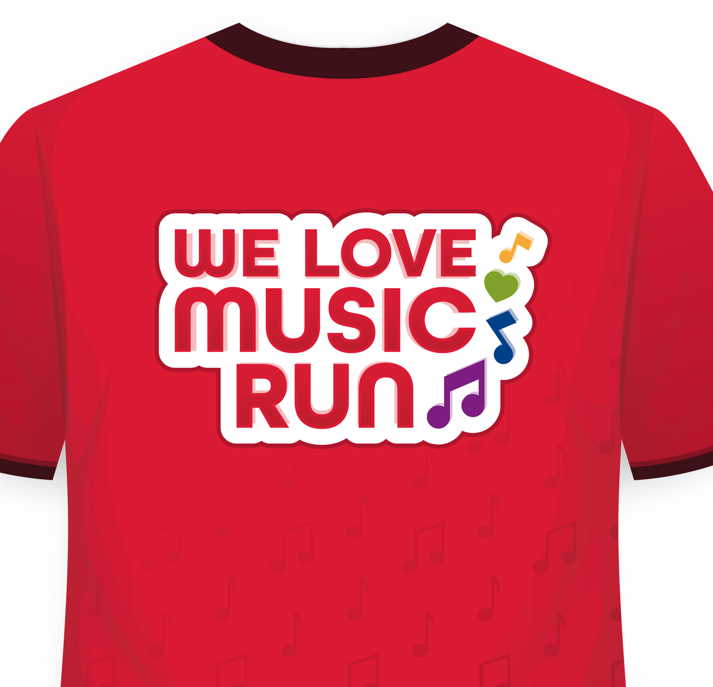 Shirt "We Love Music Run" (2022)