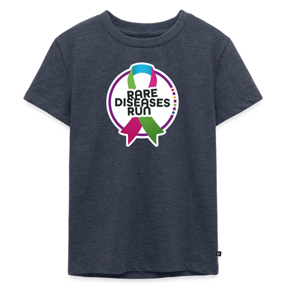 Rare Diseases Run | Kinder Premium Bio T-Shirt - Jeansblau 