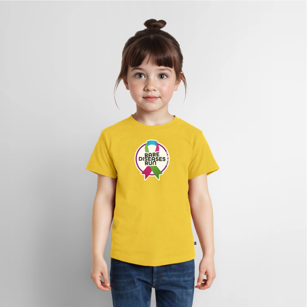 Rare Diseases Run | Kinder Premium Bio T-Shirt - Gelb
